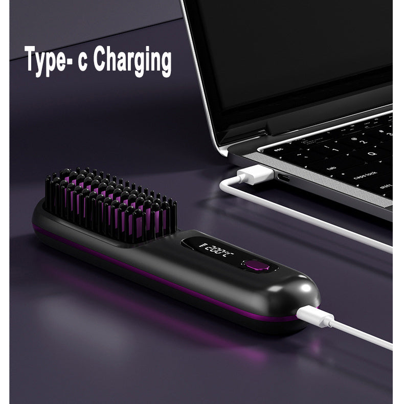Cordless Straightener Brush