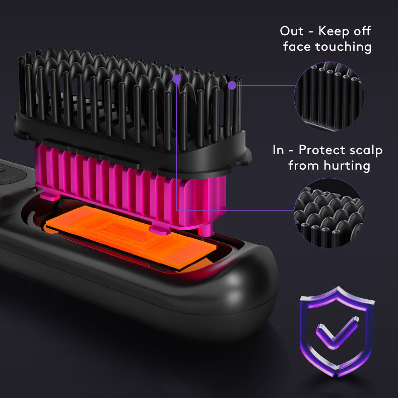 Cordless Straightener Brush
