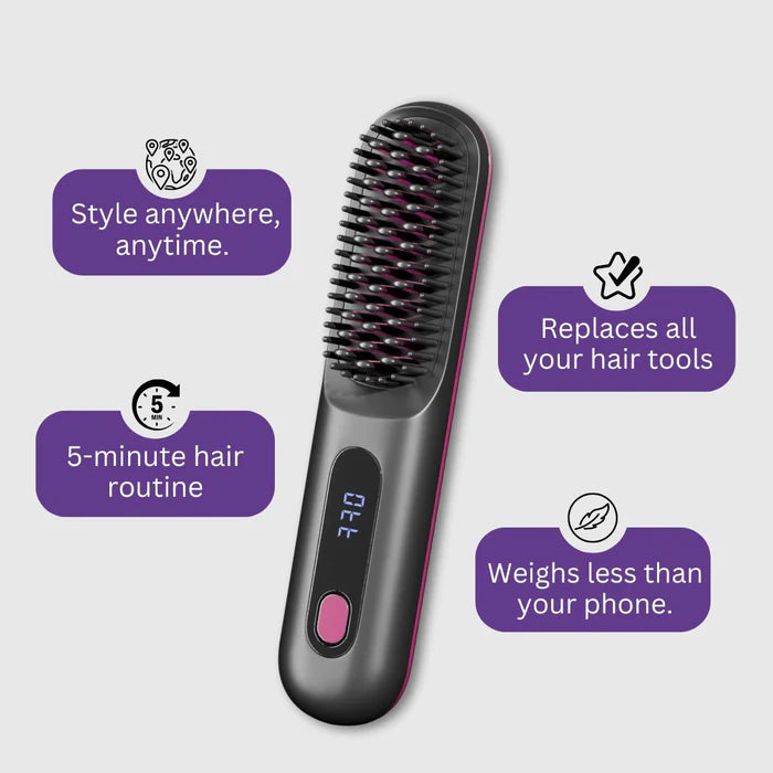 Cordless Straightener Brush